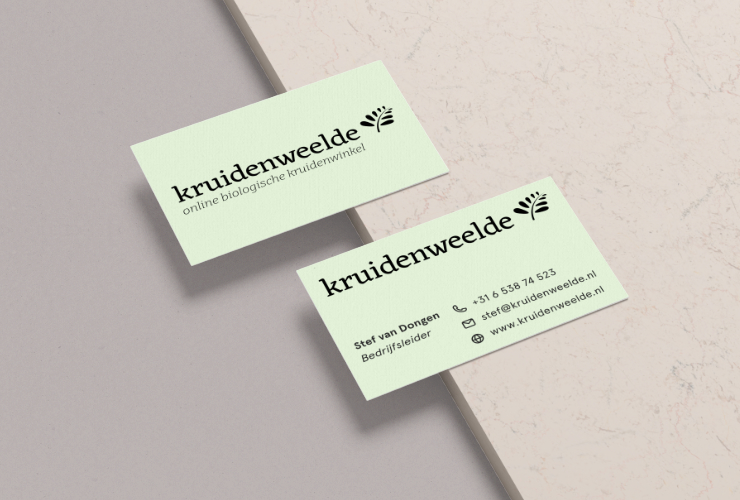 Kruidenweelde visitekaartje